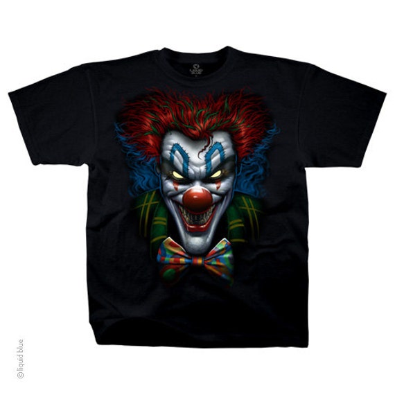 psycho clown t shirt