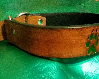 Leather Martingale Collar