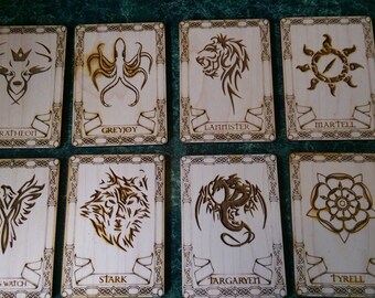 Solid Maple Faction Cards (Set of 8)
