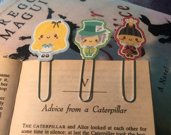 50% off Alice in Wonderland Paperclip Bookmark