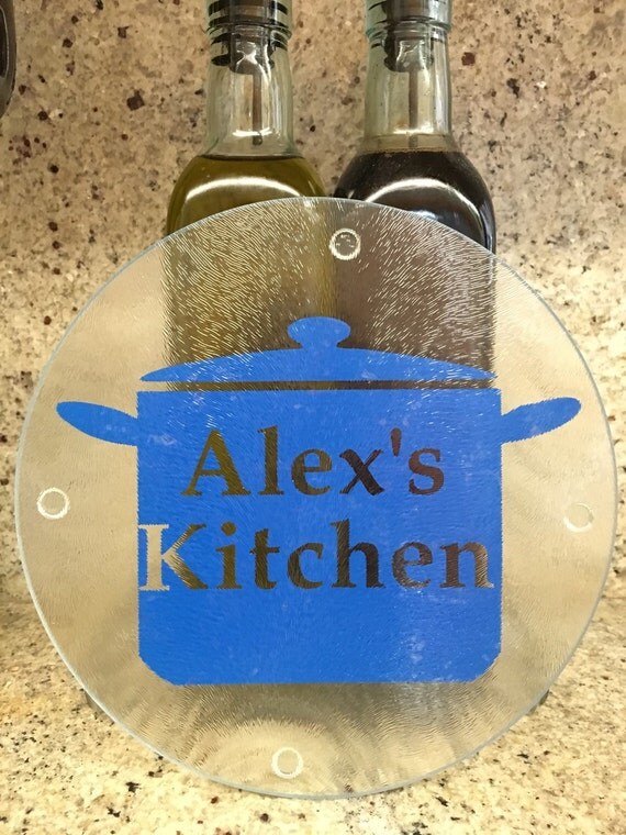 Items similar to Personalized Trivet/Hot Plate on Etsy