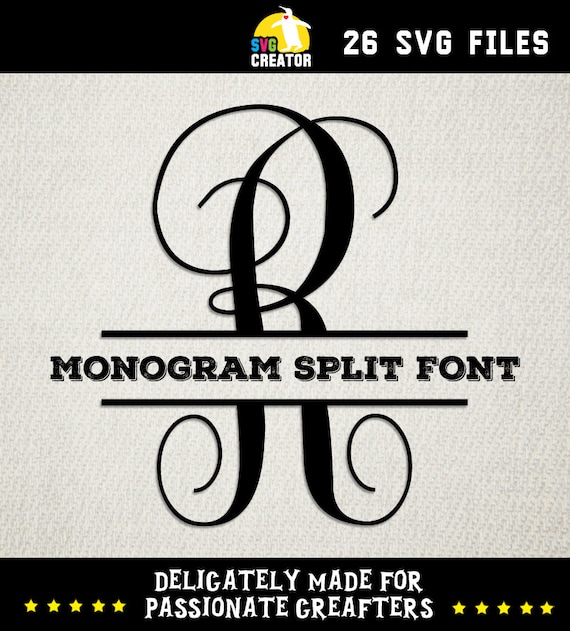 Download Monogram kk Split Fonts SVG Split monogram svg font by SVGCREATOR