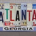 georgia state license plate atlanta