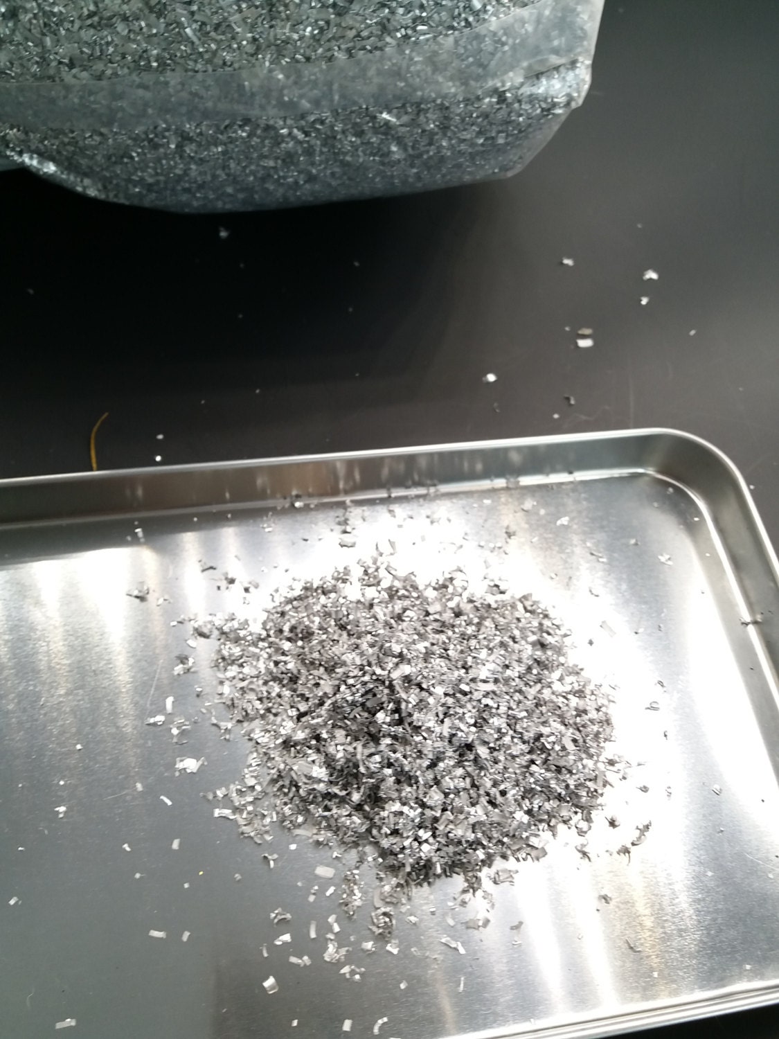 100g Metal shavings Aluminum Fine metal metal shavings jewlery