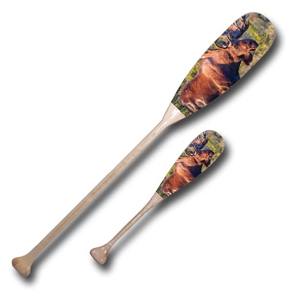 Miniature Moose Paddle 24 &amp; 14 Wooden Oar
