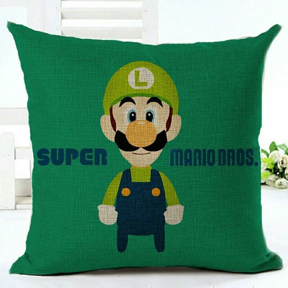 luigi plush pillow