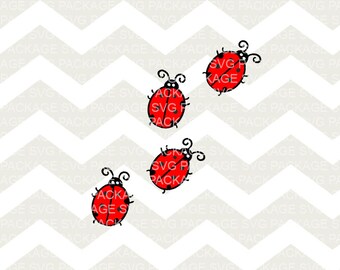SVG Clipart, Ladybugs, ladybug download, svg files, svg files for silhouette, svg files for cricut, lady bug svg, Ladybugs Clipart Png