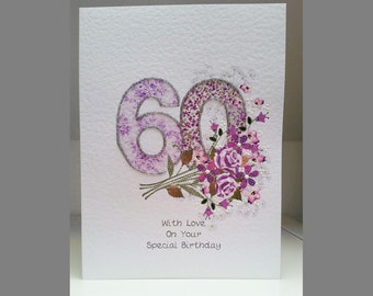 Unique 60th Birthday Card Related Items | Etsy