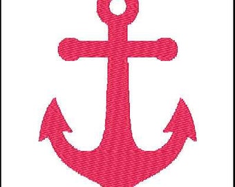 Fill Embroidery Design, Anchor, Sailing, Nautical, File, Digital, Download, Machine