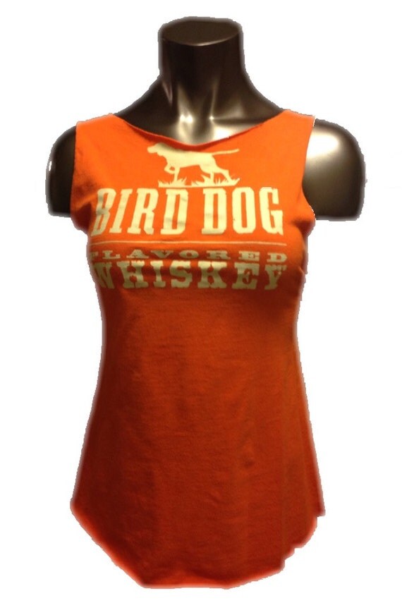 Bird Dog Flavored Whiskey Racer-Back T-Shirt Size Large