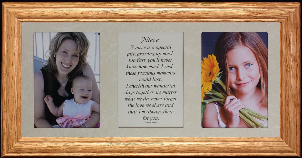 7x15 Niece Poetry & Photo 2-opening Wonderful Gift Frame