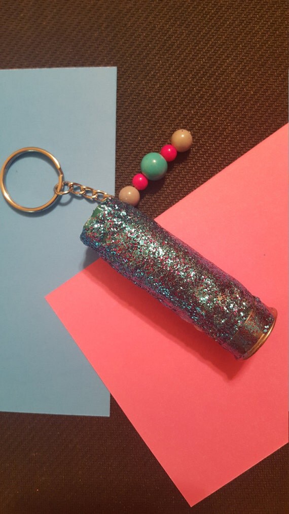 Shotgun shell keychain by SpringcreekTreasures on Etsy