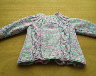 Cable twist cardigan to fit 3-6 months