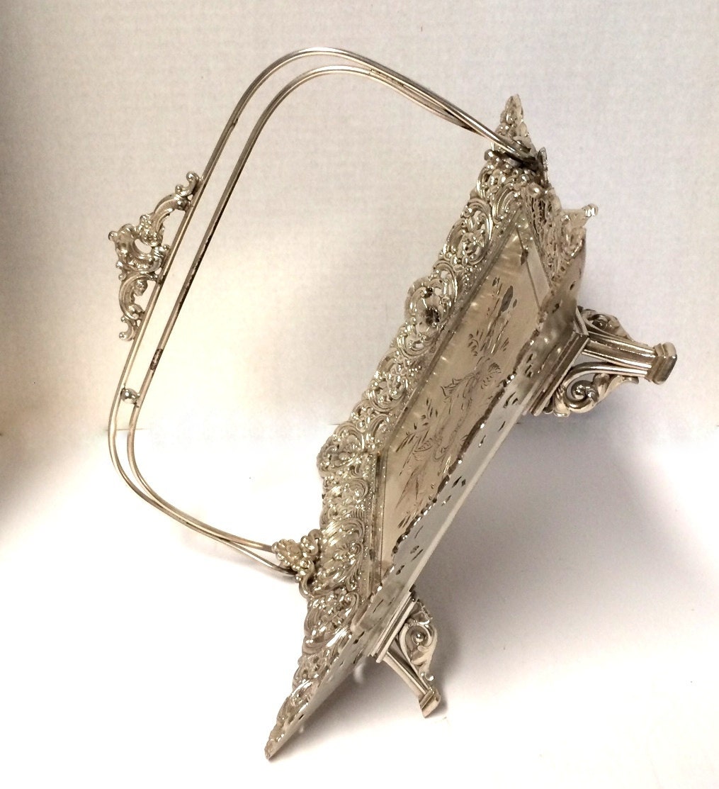 Antique Rare 9 Brides Basket Victorian Square by UpOnRetail