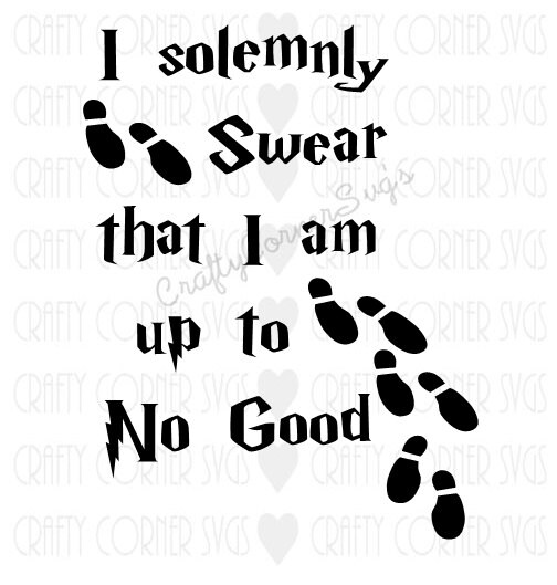 SVG-Solemnly Swear-SVG design-Harry Potter-Cricut-Cute