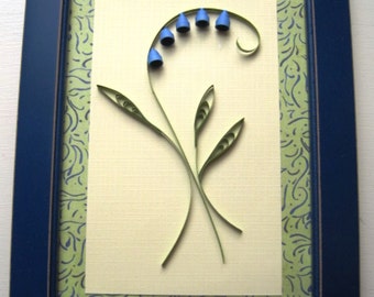 Quilled Flower Picture, Quilled Picture, Quilled Flowers