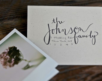 Custom Handwritten Calligraphy Envelopes, Wedding Invitation Calligraphy, Handwritten Addresses in "Calli" Font