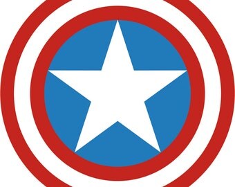 TODAY SALE 20% Captain America SVG - Vector Design Svg, Eps, Dxf, Jpeg Format for Cricut and Silhouette, Digital download