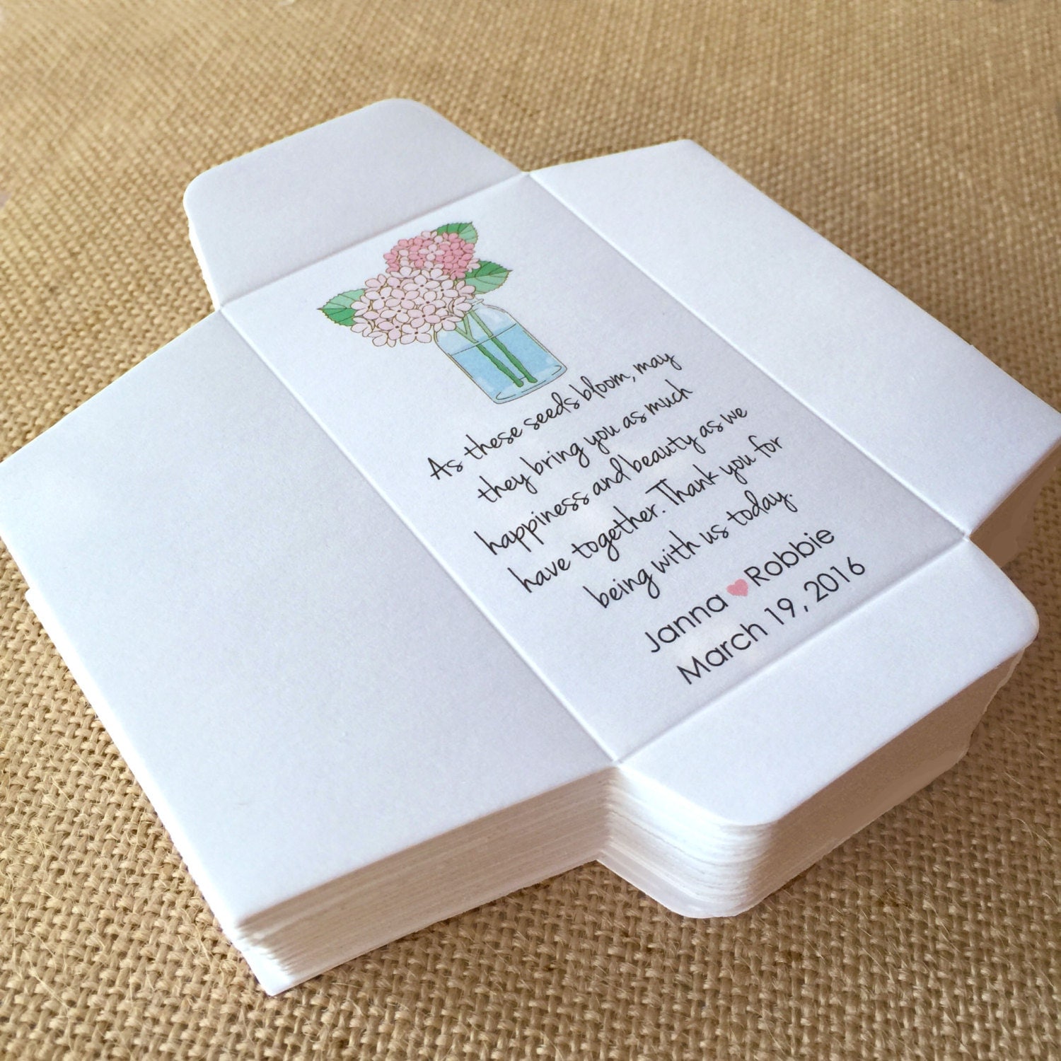 ... Grow, Custom Envelope, Kraft, Personalized Envelopes, Wedding Favor