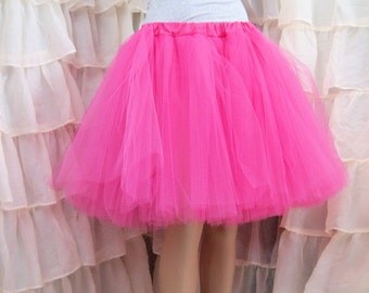 Bubblegum Pink Romance Knee Length TuTu skirt adult Medium MTCoffinz - Ready to Ship