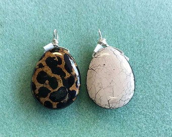 Natural Bee Hive Egg Shell Bamboo Seed Pod Pendant Necklace