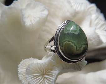 Ocean Jasper Ring Size 8.75