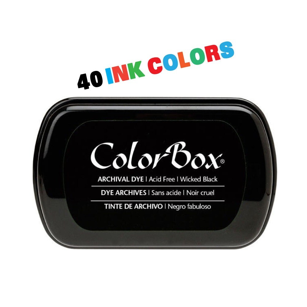 ColorBox Ink Pad Rubber Stamp Ink Color Ink by RubberStampPress