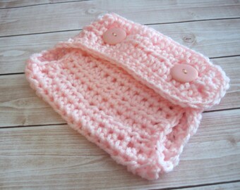 Baby Girl Diaper Cover, Baby Bloomers, Baby Diaper Cover, Newborn Diaper Cover, Infant Diaper Cover, Diaper Cover Photo Prop, Pink