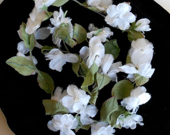 White Floral Garland