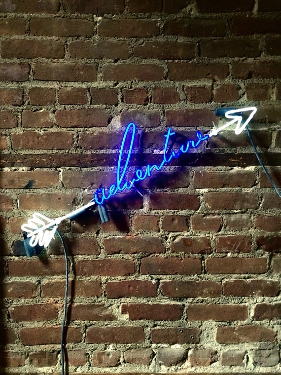 ADVENTURE Neon Sign, Ready-made