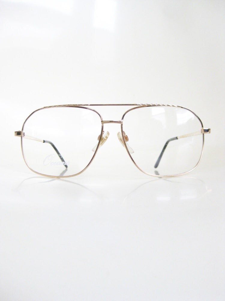 Vintage Gold Aviator Mens Eyeglasses Glasses By Oliverandalexa