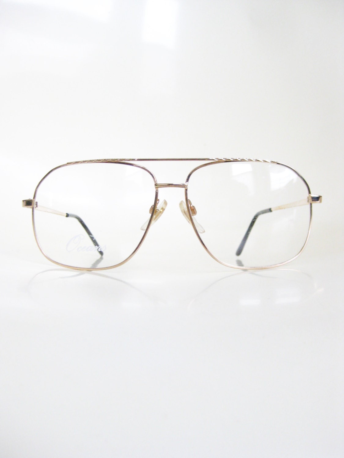 Vintage Gold Aviator Mens Eyeglasses Glasses By Oliverandalexa 