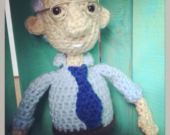 Crocheted Bernie Sanders Doll