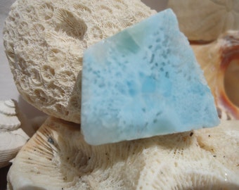 Larimar Slab #107 - Twin Flame, Soul Mate, Heart Healing, Atlantiean Stone
