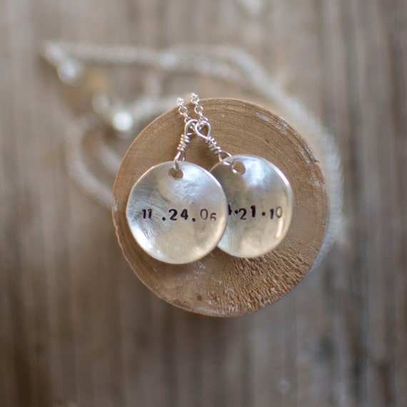 Wedding Date Necklace - Roman Numeral Necklace - 14K Gold Fill