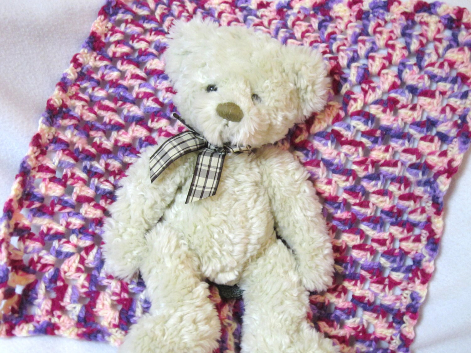 Crochet Granny Square Doll Blanket Doll by crochetedbycharlene