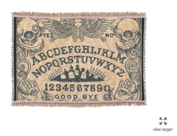 Ouija Board Quilt Blanket – Secret Darkness