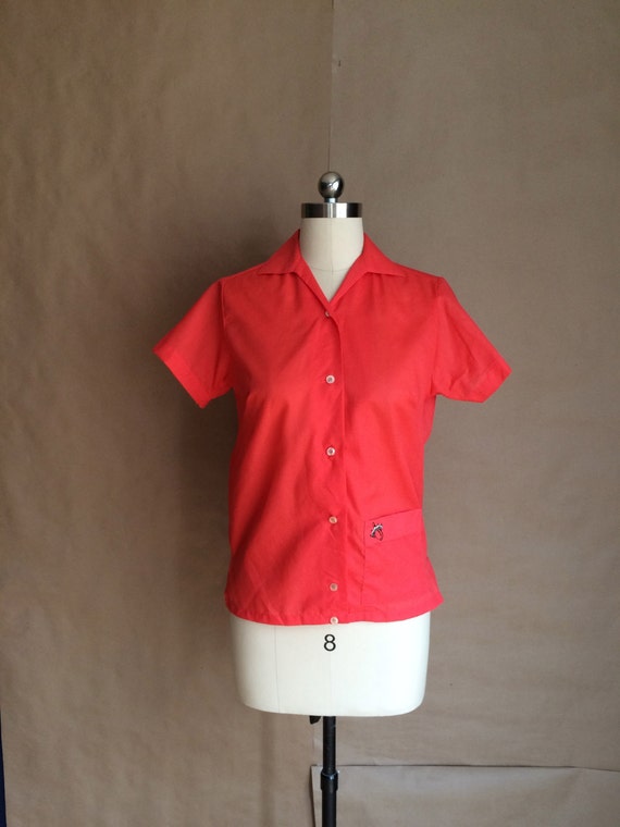 vintage hilton bowling shirt