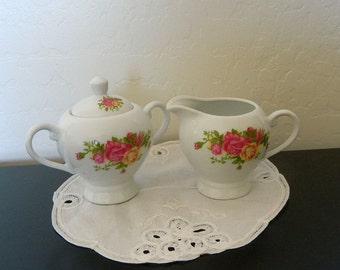 Sugar Bowl and Creamer Set - Joseph Sedgh Tableware