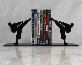 Karate Martial Arts Taekwondo Metal Art Bookends
