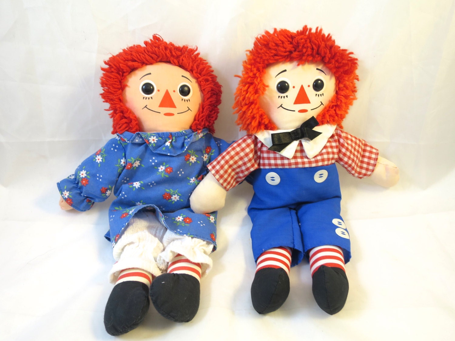 raggedy ann & raggedy andy dolls