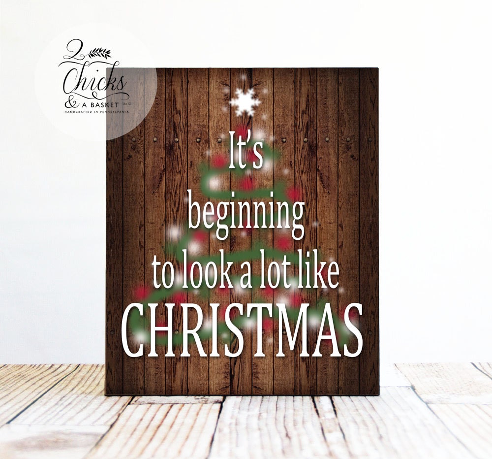 It's Beginning To Look Alot Like Christmas Deutsch