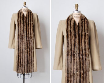 vintage 1950s coat / 1950s Bonwit Teller coat / tweed wool