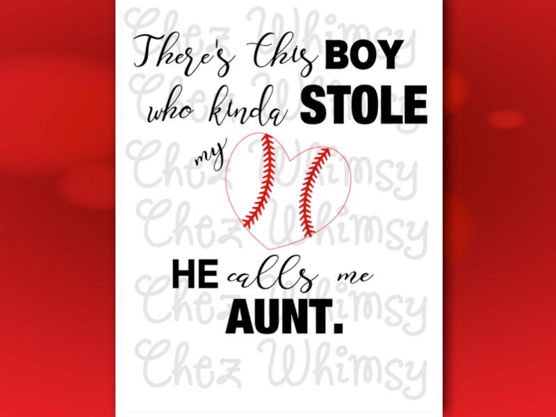 Download Baseball SVG There's This Boy SVG Baseball Heart Design