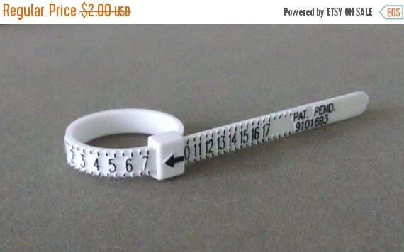 on sale ring sizer ring sizing tool ring by powerstonejewelry1