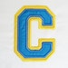 Two layers Double applique Athletic Sport High School Team Players embroidery alphabet - BX embroidery font and other embroidery formats