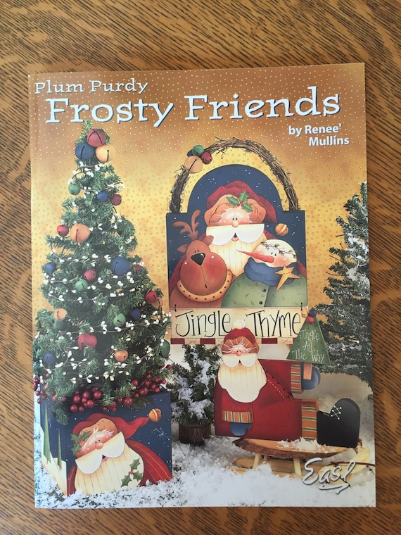 Plum Purdy Frosty Friends by Renee Mullins Tole Painting