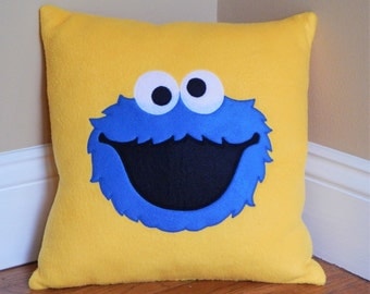 cookie monster pillow