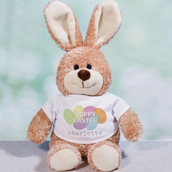 personalized easter plush