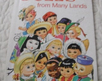 Dolls From Many Lands Vintage Rand McNally Junior Elf Book